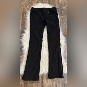 Volcom Battle Stretch Small Skinny Black Fleece Lined Snow Ski Pant Snowboarding